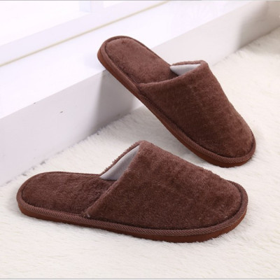 Luxury Indoor Home Autumn And Winter Non-Slip Warm Mute Cotton Slippers Multi- Optional Slippers