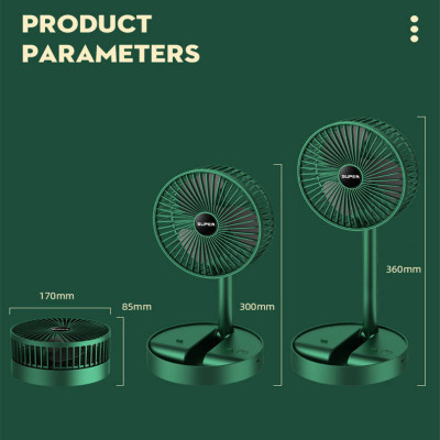Rechargeable & স্টাইলিশ Folding Fan