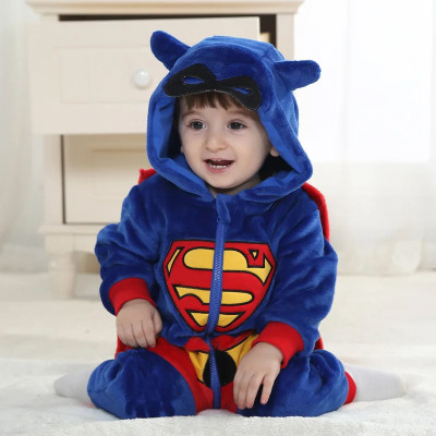 Superman Baby Rompers For Kids