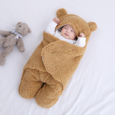 Baby Blanket Deep Brown Colour ( 0-12 Months Babies)